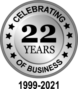 Celebrating 22 Years of Business 1999 - 2021