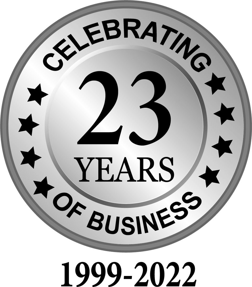 Clebrating 23 Years of Business 1999-2021