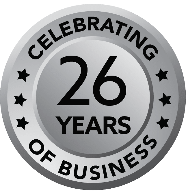 Clebrating 26 Years of Business