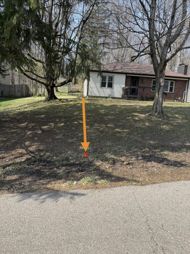 pipe direction under trees